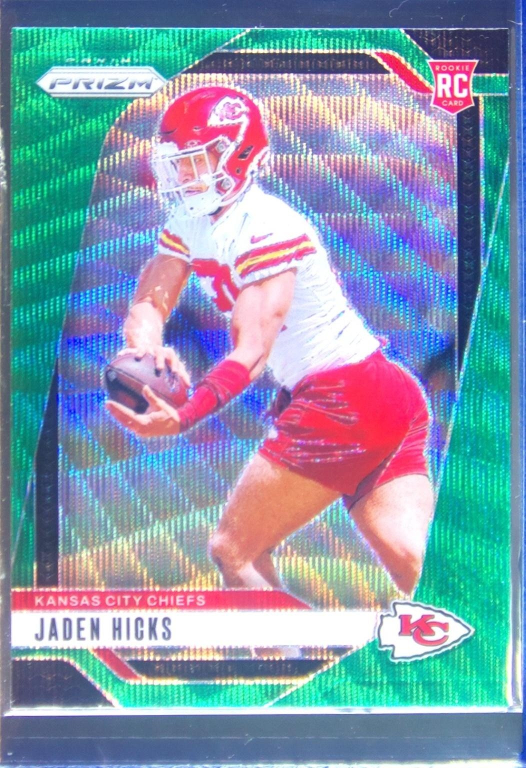 2024 Prizm Jaden Hicks Green Wave RC #336 Chiefs