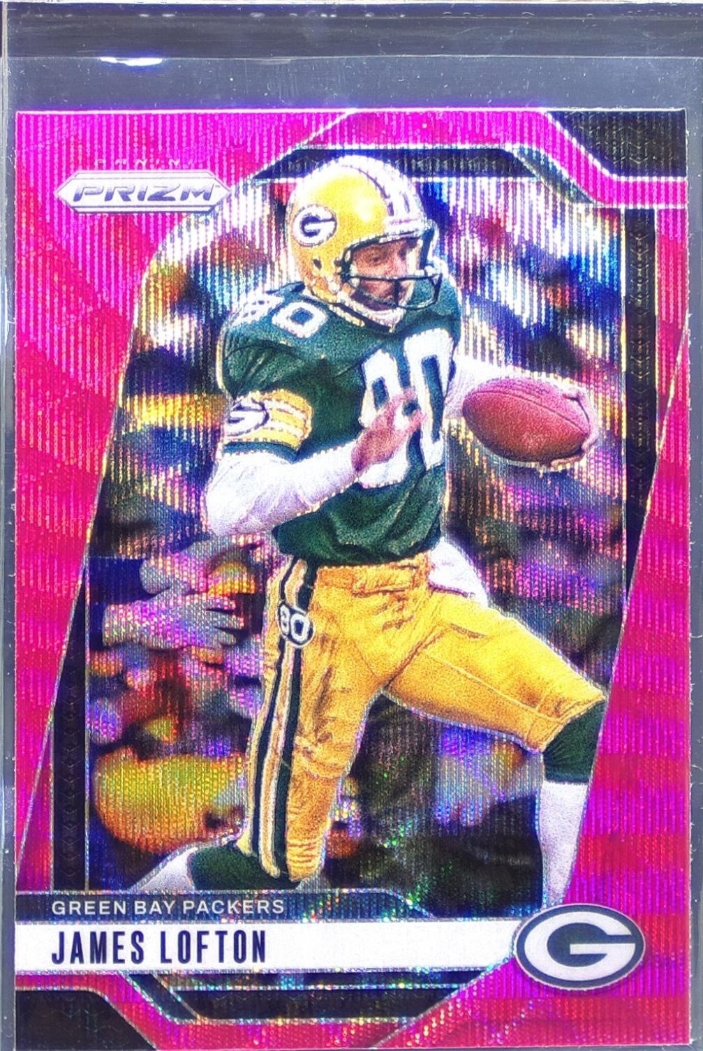 2024 Prizm James Lofton Pink Wave 109 Packers