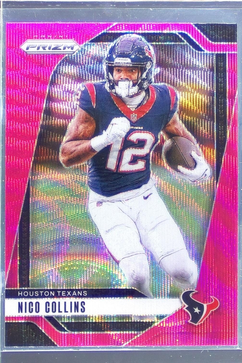 2024 Prizm Nico Collins Pink Wave 113 Texans