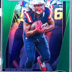 2024 Prizm Rhamondre Stevenson Green #195 Patriots