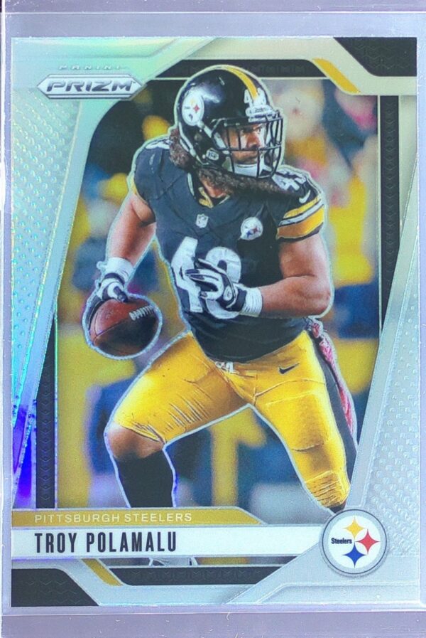 2024 Prizm Troy Polamalu Silver 248 Steelers
