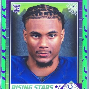 2024 Score-A-Treat Adonai Mitchell RC #1 Colts Rising Stars Green Bats