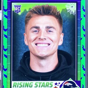 2024 Score-A-Treat Bo Nix RC #4 Broncos Rising Stars Green Bats