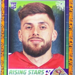 2024 Score-A-Treat Ricky Pearsall RC #42 49ers Rising Stars Orange Pumpkin