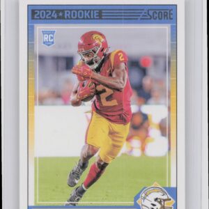 2024 Score Brenden Rice RC #364 Chargers