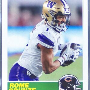 2024 Score Rome Odunze RC #6 Bears 35th Anniversary Rookies