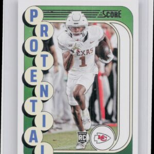 2024 Score Xavier Worthy RC 15 Chiefs Protential