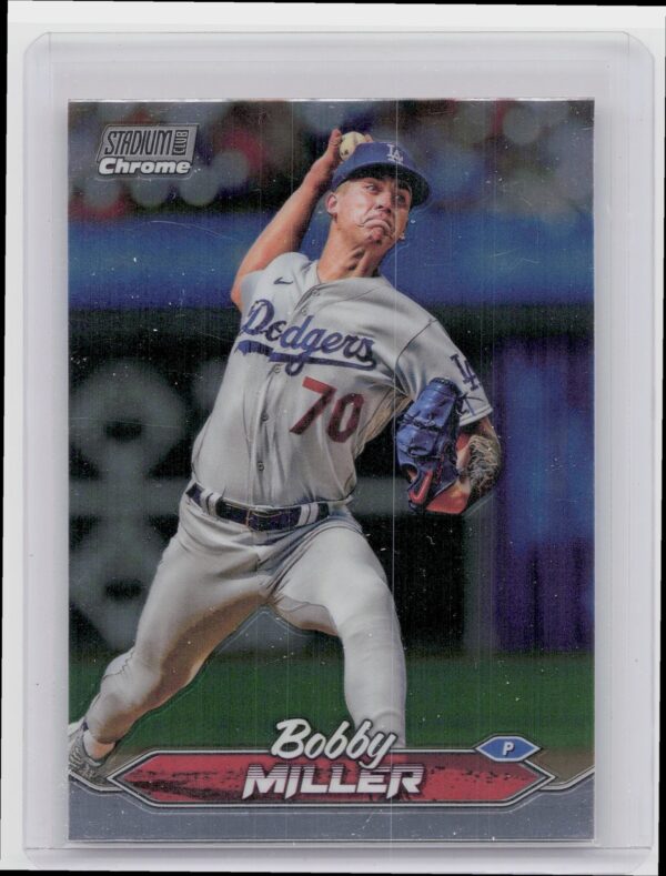 2024 Stadium Club Bobby Miller #102 Dodgers