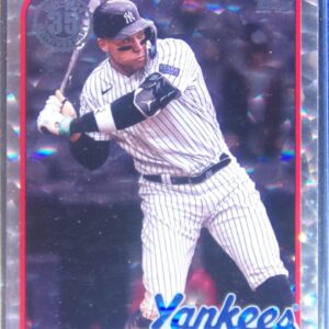 2024 Topps Aaron Judge #89B2-39 Yankees 1989 Toppsl 35th Anniversary Foil
