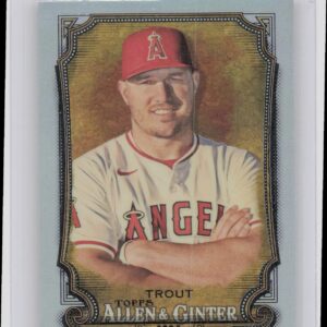 2024 Topps Allen & Ginter Mike Trout Silver Portrait #280 Angels
