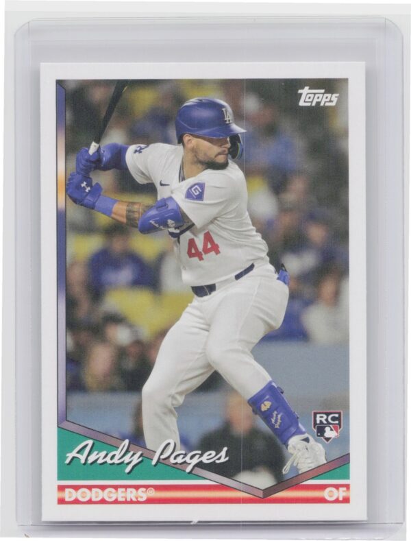 2024 Topps Archives Andy Pages RC #295 Dodgers