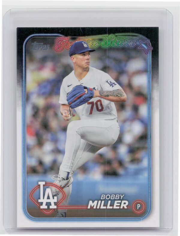 2024 Topps Bobby Miller Future Stars #115 Dodgers