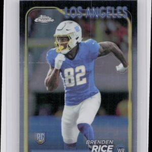 2024 Topps Chrome Brenden Rice RC 241 Chargers