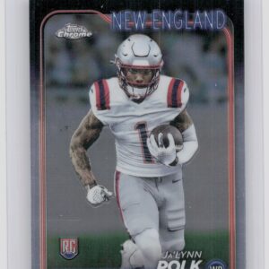 2024 Topps Chrome Ja’Lynn Polk RC 220 Patriots