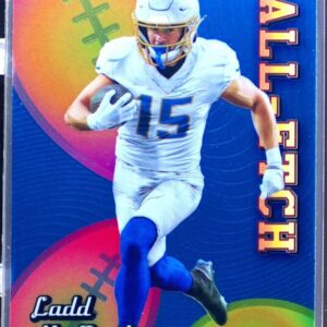 2024 Topps Chrome Ladd McConkey RC #CAE-LM Rams Chrome All Etch