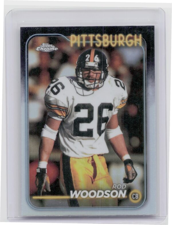 2024 Topps Chrome Rod Woodson Refractor #166 Steelers