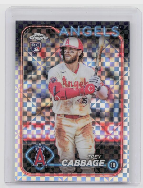 2024 Topps Chrome Trey Cabbage X Fractors #226 Angels