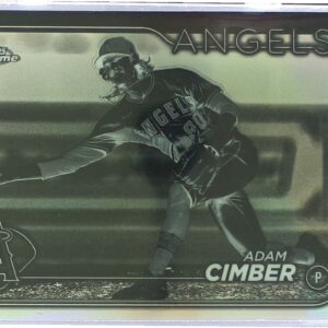 2024 Topps Chrome Update Adam Cimber Negative Refractors #USC145 Angels