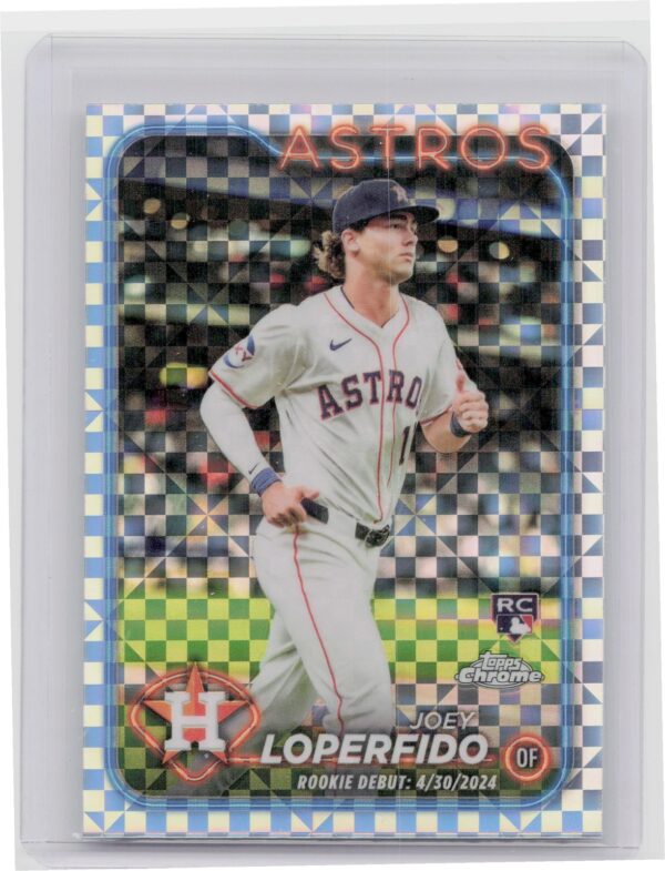 2024 Topps Chrome Update Joey Loperfido X Fractors RC #USC140 Astros