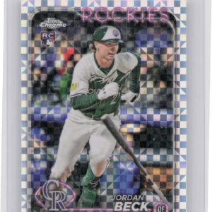 2024 Topps Chrome Update Jordan Beck X Fractors RC #USC20 Rockies