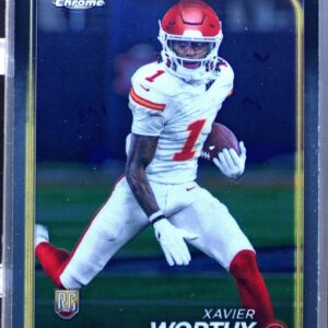 2024 Topps Chrome Xavier Worthy RC #208 Chiefs