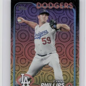 2024 Topps Evan Phillips Holiday #569 Dodgers