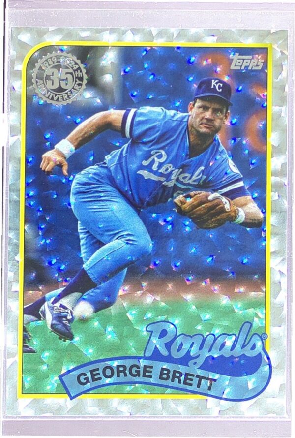 2024 Topps George Brett #89B-47 Royals 1989 35th Anniversary Foil