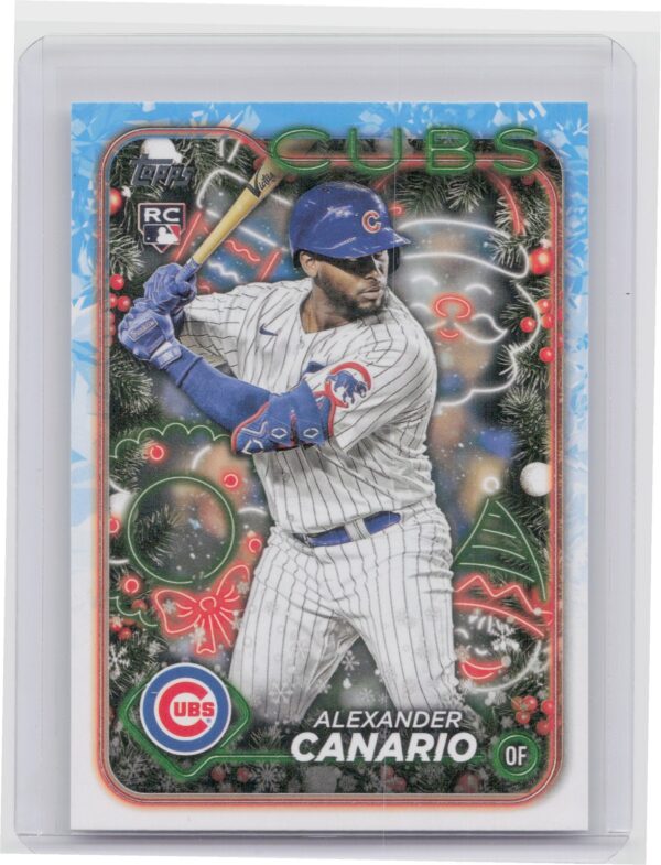 2024 Topps Holiday Alexander Canario Rookie H86 Cubs