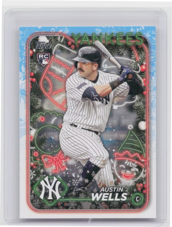 2024 Topps Holiday Austin Wells Rookie H2 Yankees