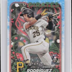 2024 Topps Holiday Endy Rodriguez RC #H9 Pirates