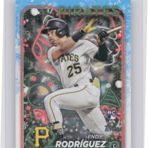 2024 Topps Holiday Endy Rodriguez Rookie H9 Pirates
