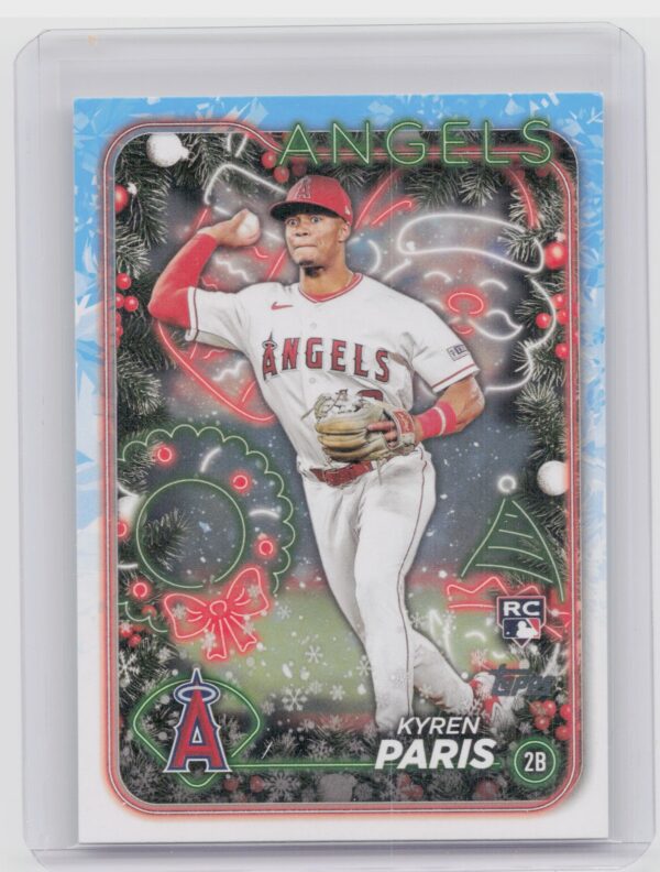 2024 Topps Holiday Kyren Paris RC #H130 Angels
