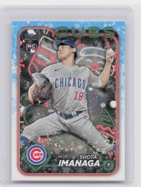 2024 Topps Holiday Shota Imanaga RC #H84 Cubs