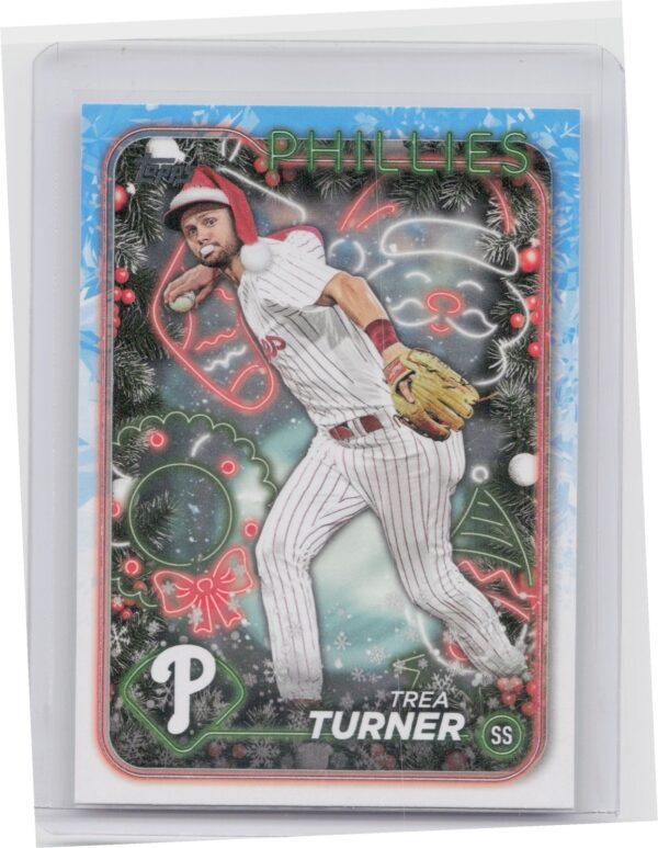 2024 Topps Holiday Trea Turner SP VAR #H43 Phillies