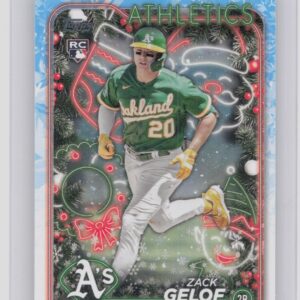 2024 Topps Holiday Zack Gelof RC #H72 Athletics