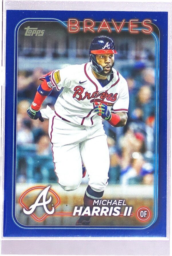2024 Topps Michael Harris II Royal Blue #243 Braves