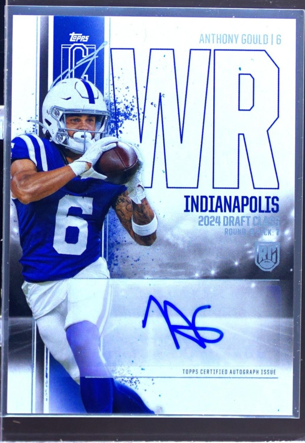 2024 Topps Signature Class Anthony Gould Auto #RCA-AG Colts Rookies Class I Auto