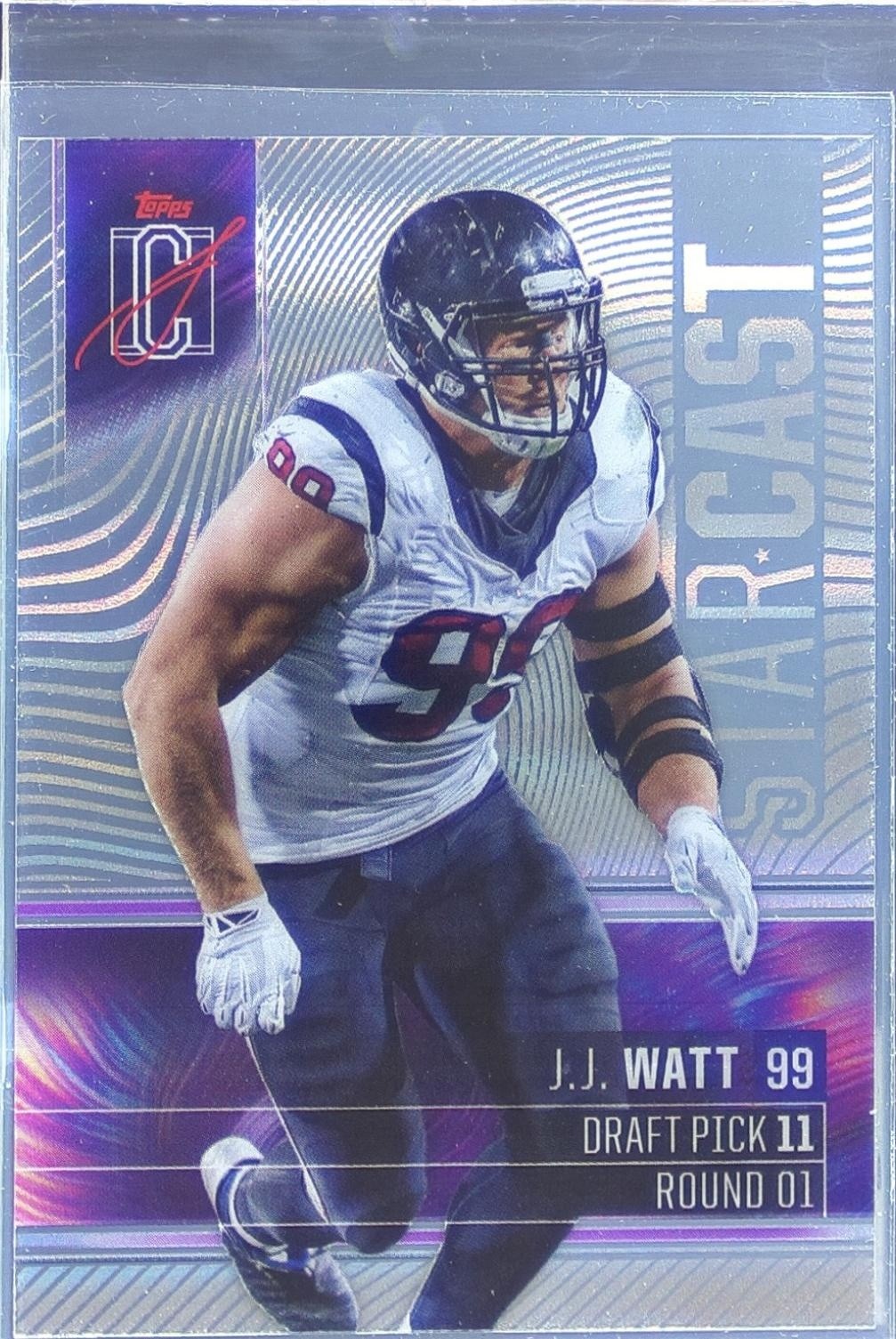 2024 Topps Signature Class J.J. Watt #SC-14 Texans Star Cast