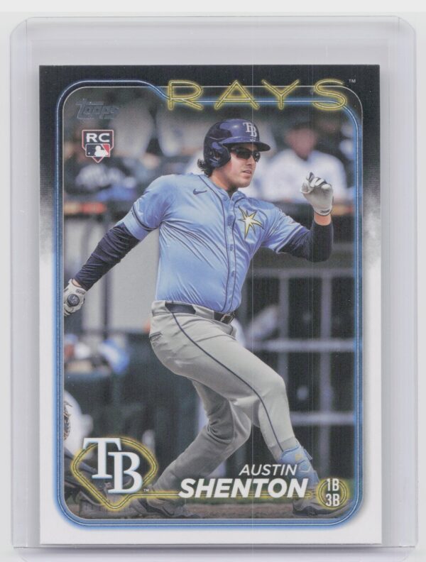 2024 Topps Update Austin Shenton RC #US275 Rays