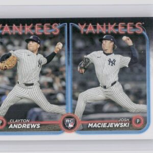 2024 Topps Update Clayton Andrews  / Josh Maciejewski RC #US163 Yankees