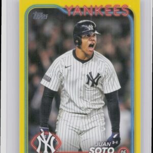 2024 Topps Update Juan Soto Yellow #US1 Yankees