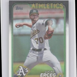 2024 Topps Update Lucas Erceg Rainbow Foil #US93 Athletics