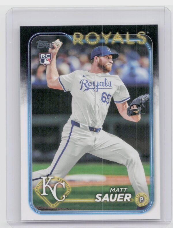 2024 Topps Update Matt Sauer RC #US25 Royals