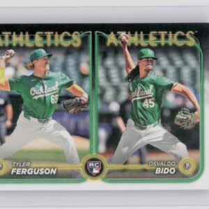 2024 Topps Update Osvaldo Bido  / Tyler Ferguson RC #US69 Athletics