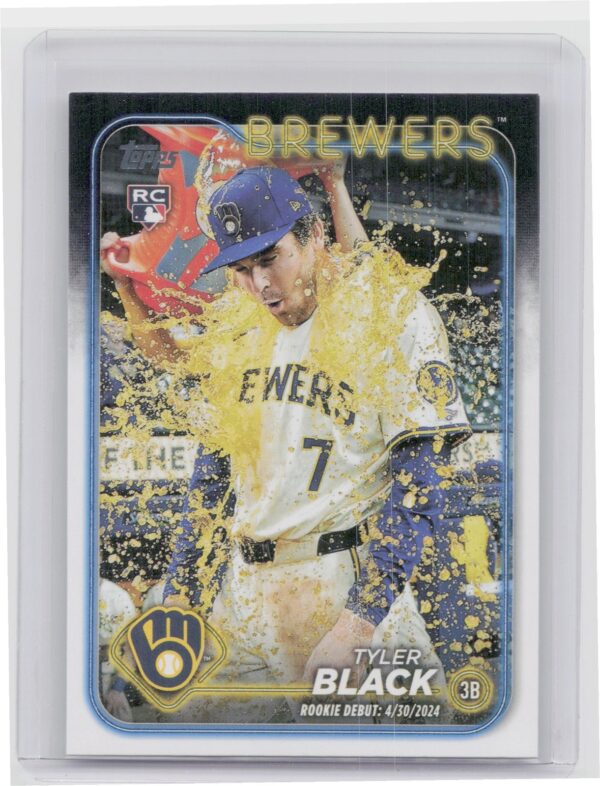 2024 Topps Update Tyler Black RC #US150 Brewers