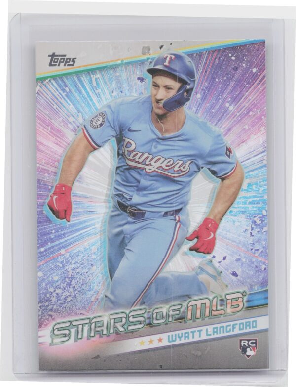 2024 Topps Update Wyatt Langford #SMLB-85 Rangers Stars of MLB