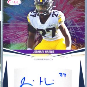 2025 SAGE HIT Jermari Harris Auto #A-JH4 Hawkeyes Autographs Blue (Low Series)