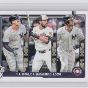 2025 Topps American League Leaders HR (Aaron Judge / Anthony Santander / Soto)