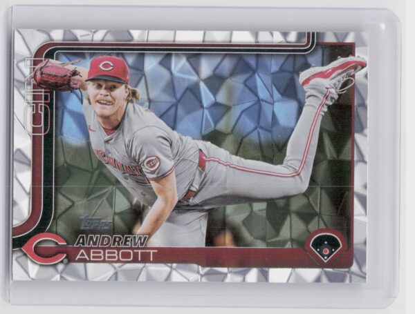 2025 Topps Andrew Abbott Diamante Foil #140 Reds