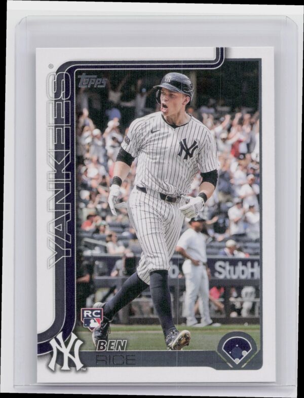 2025 Topps Ben Rice RC #337 Yankees